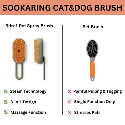 SOOKARING STEAMER CAT & DOG BRUSH My Store
