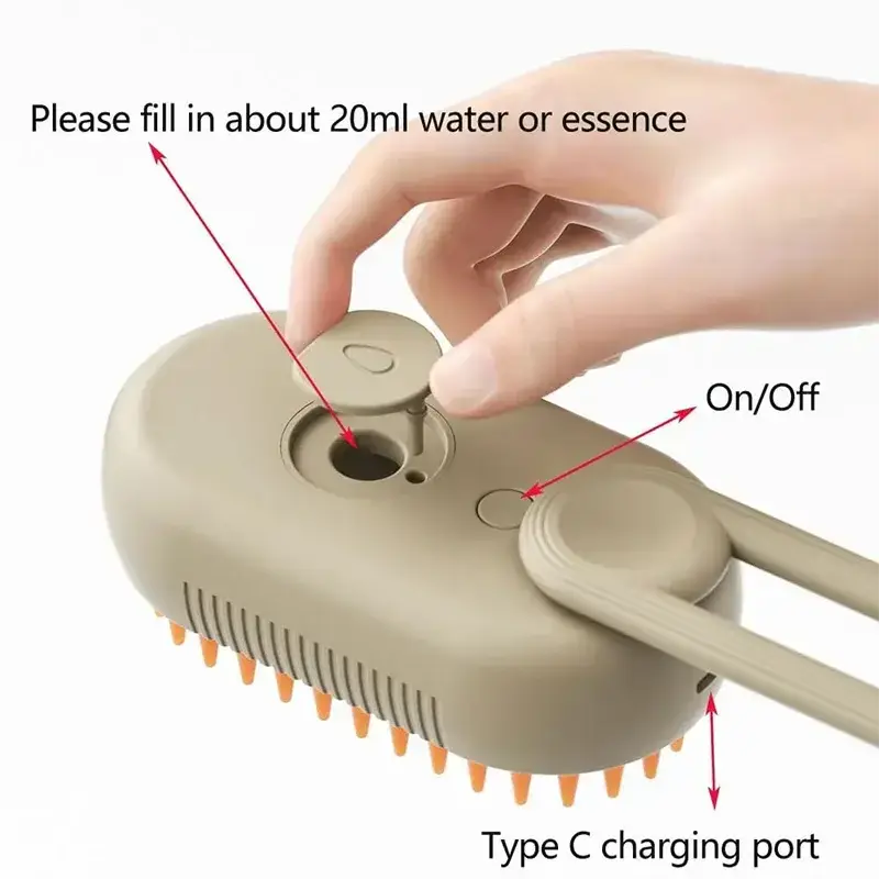 SOOKARING STEAMER CAT & DOG BRUSH My Store