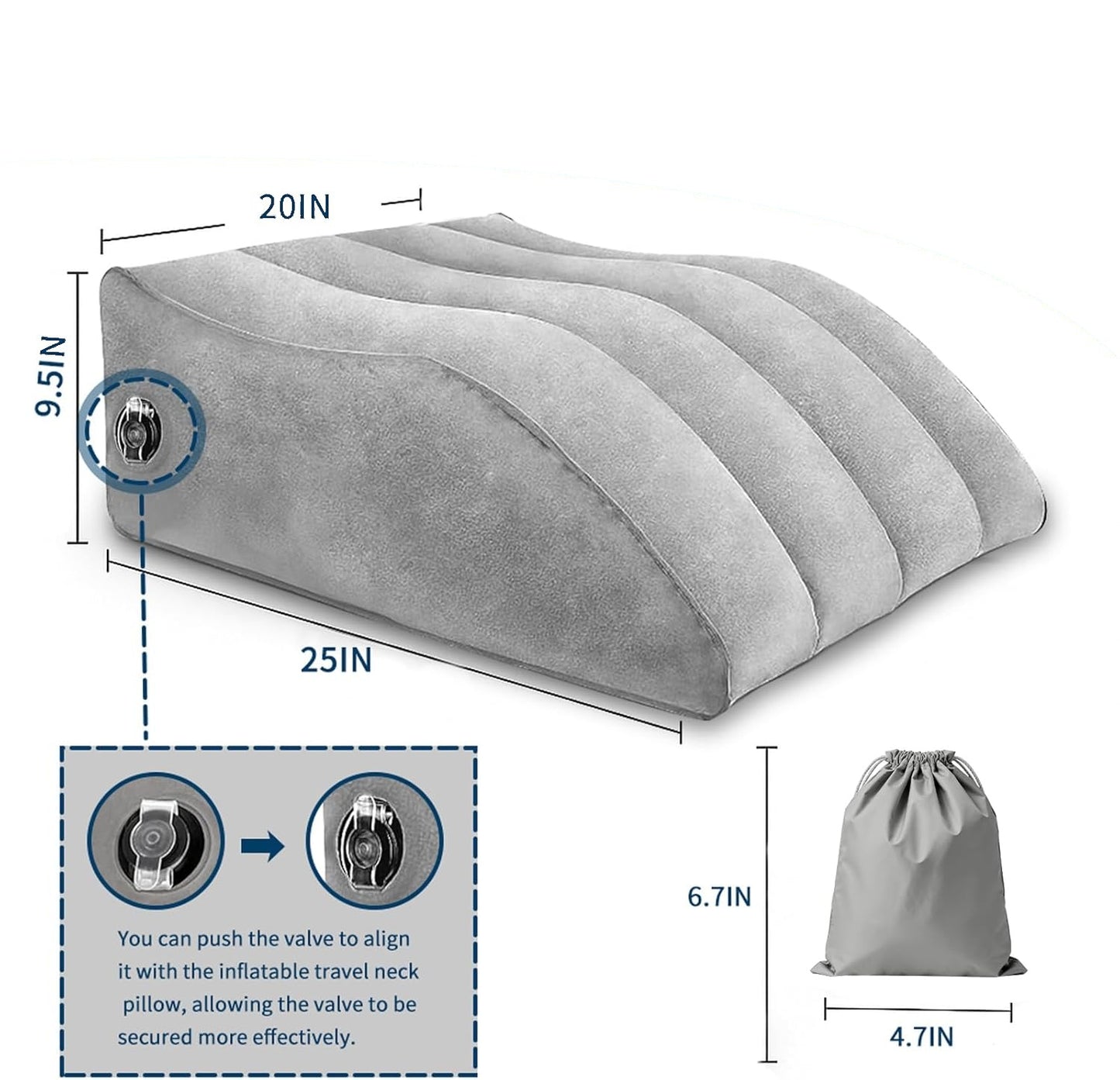 SooKaring™ Portable Inflatable Pillow SooKaring